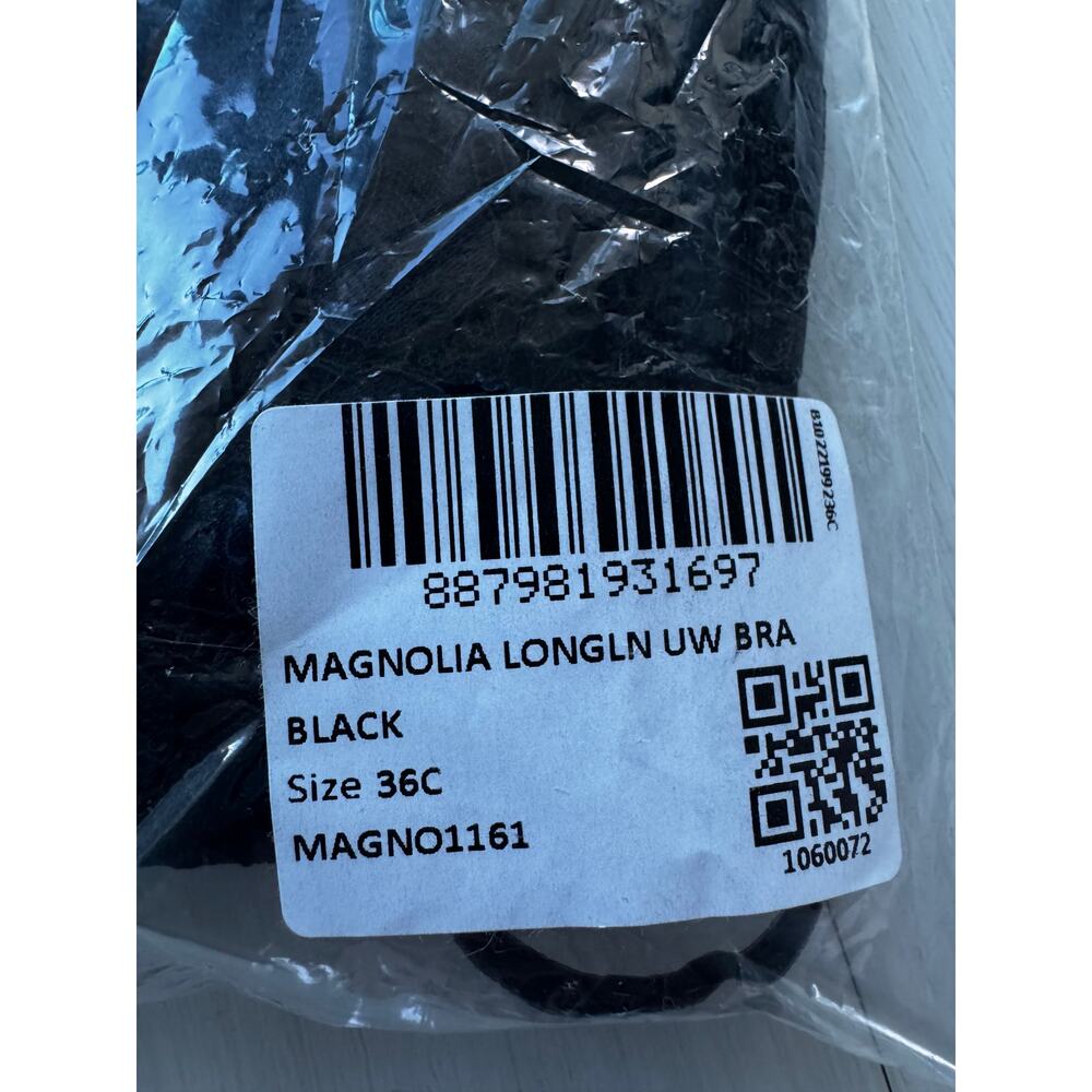 Cosabella Magnolia Longline Underwire Bra 36C Black Lace Bustier NWT $135 - Picture 4 of 4